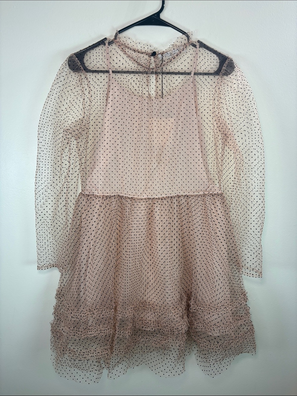 Philosophy di Lorenzo Serafini Kids Allover Print Polka Dot Tulle Dress
